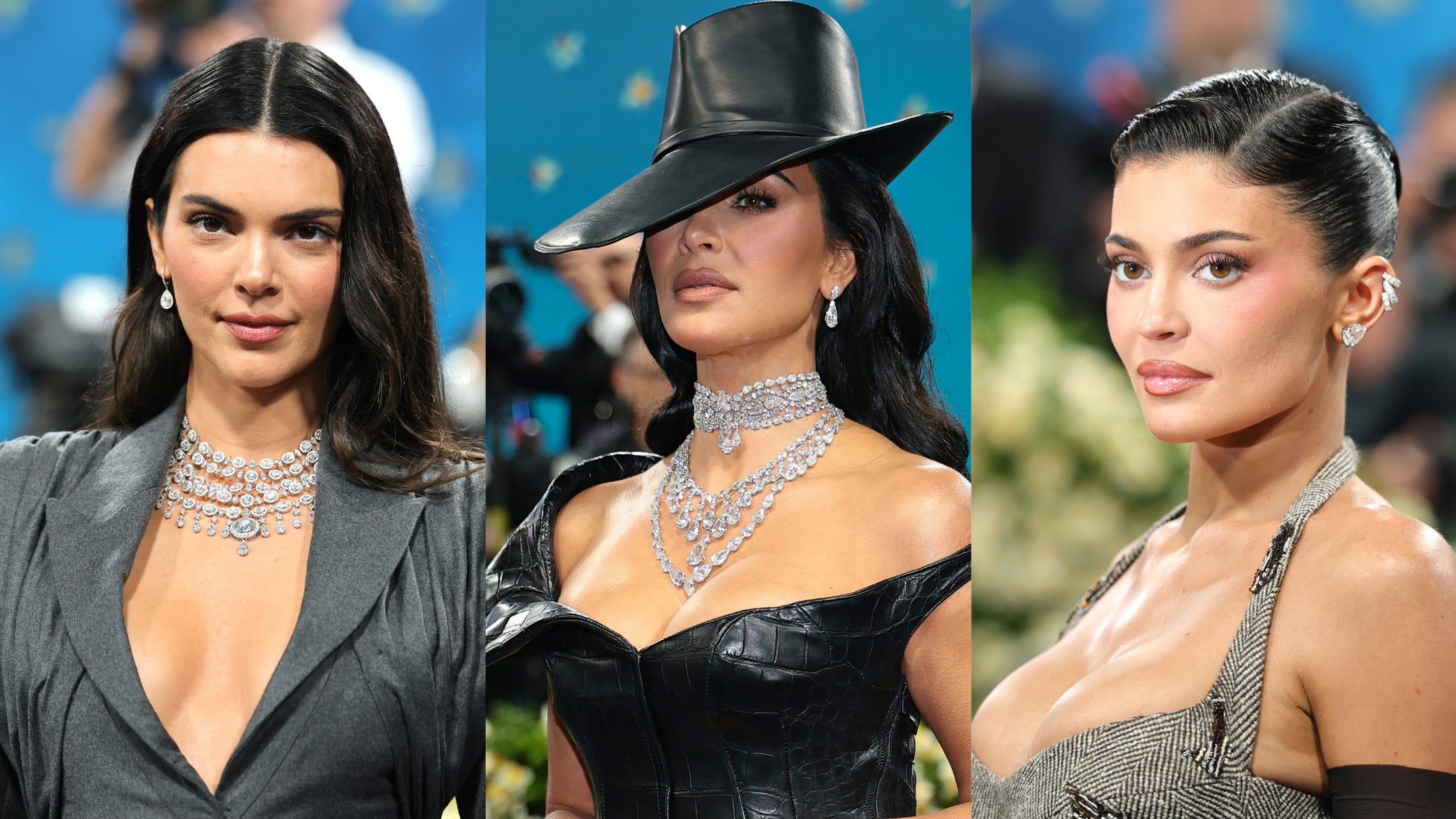 Jenner-Kardashian Trio: Stunning Met Gala 2025 Look