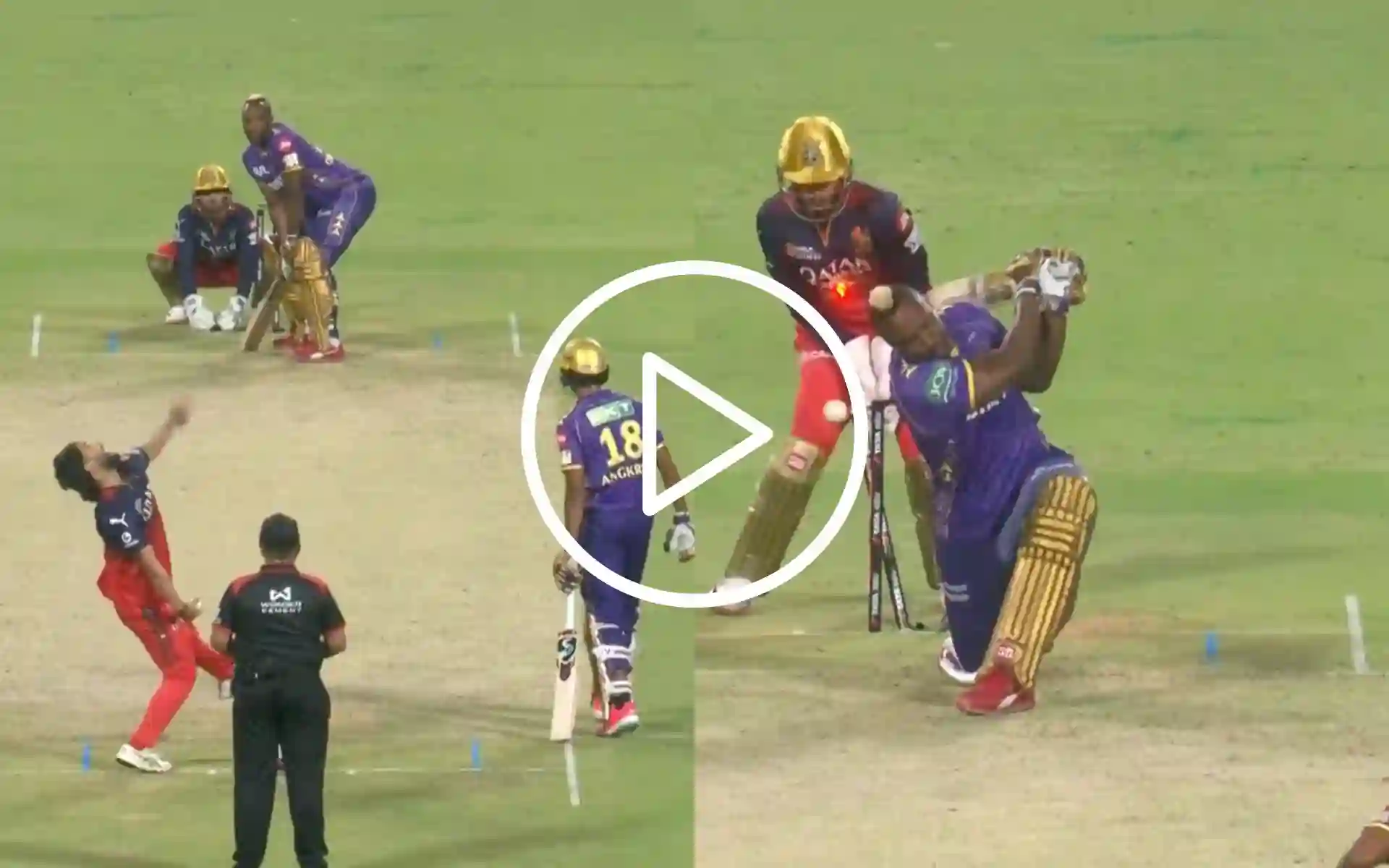 Suyash Sharma's Yorker Stuns Russell