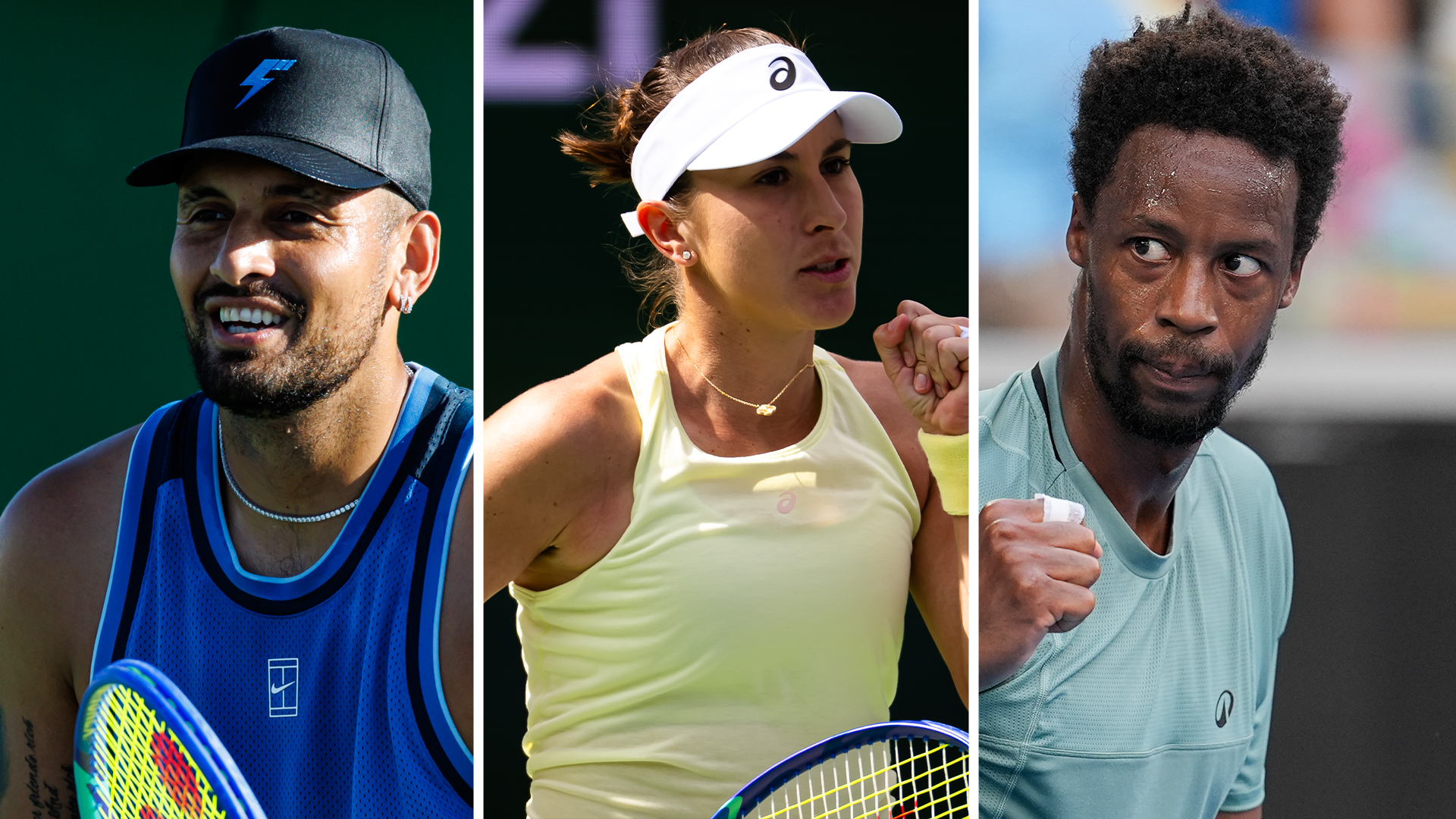Bencic, Kyrgios, Monfils: Miami Open Day 2