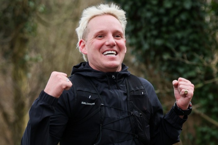 Jamie Laing Runs London To Salford For Comic Relief