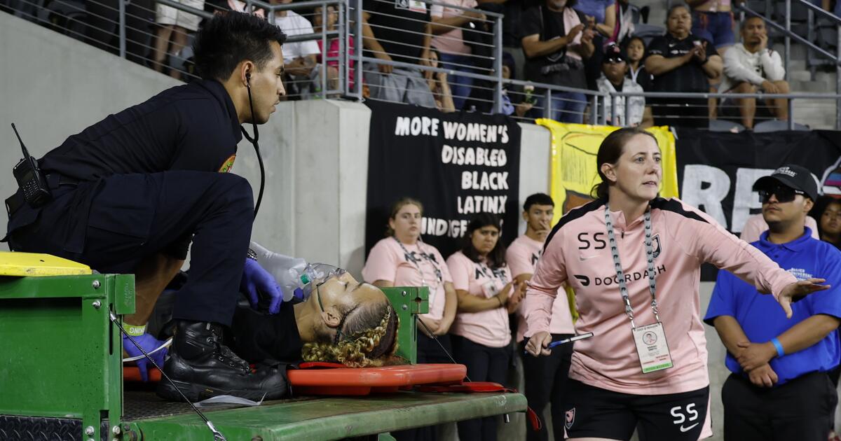 King Hospitalized After On-Field Collapse