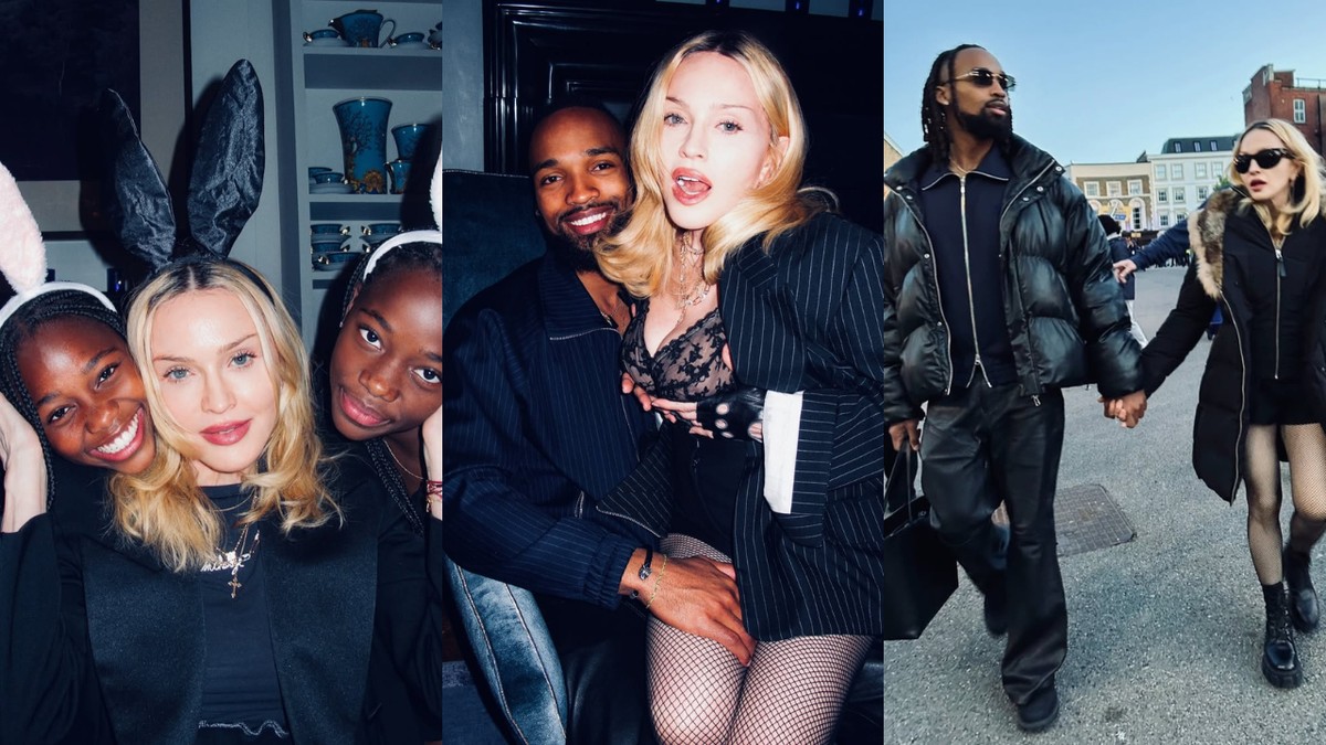 Madonna Com Filhos E Affair: Fim De Semana Da Páscoa