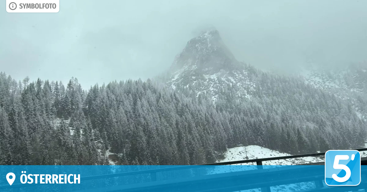 Österreich: Kaltfront Bringt Schnee Und Gewitter