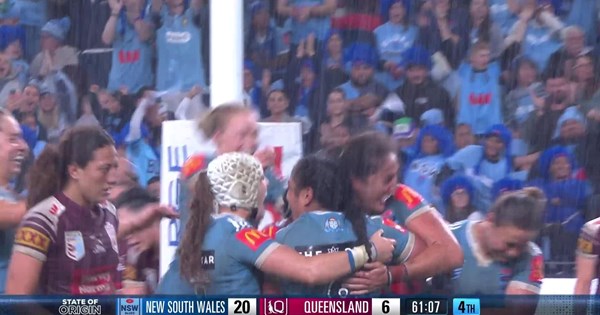 Olivia Kernick: Try Vs Maroons Clash