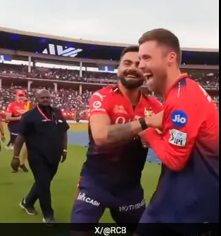 RCB Event: Kohli-Salt's Funny Exchange