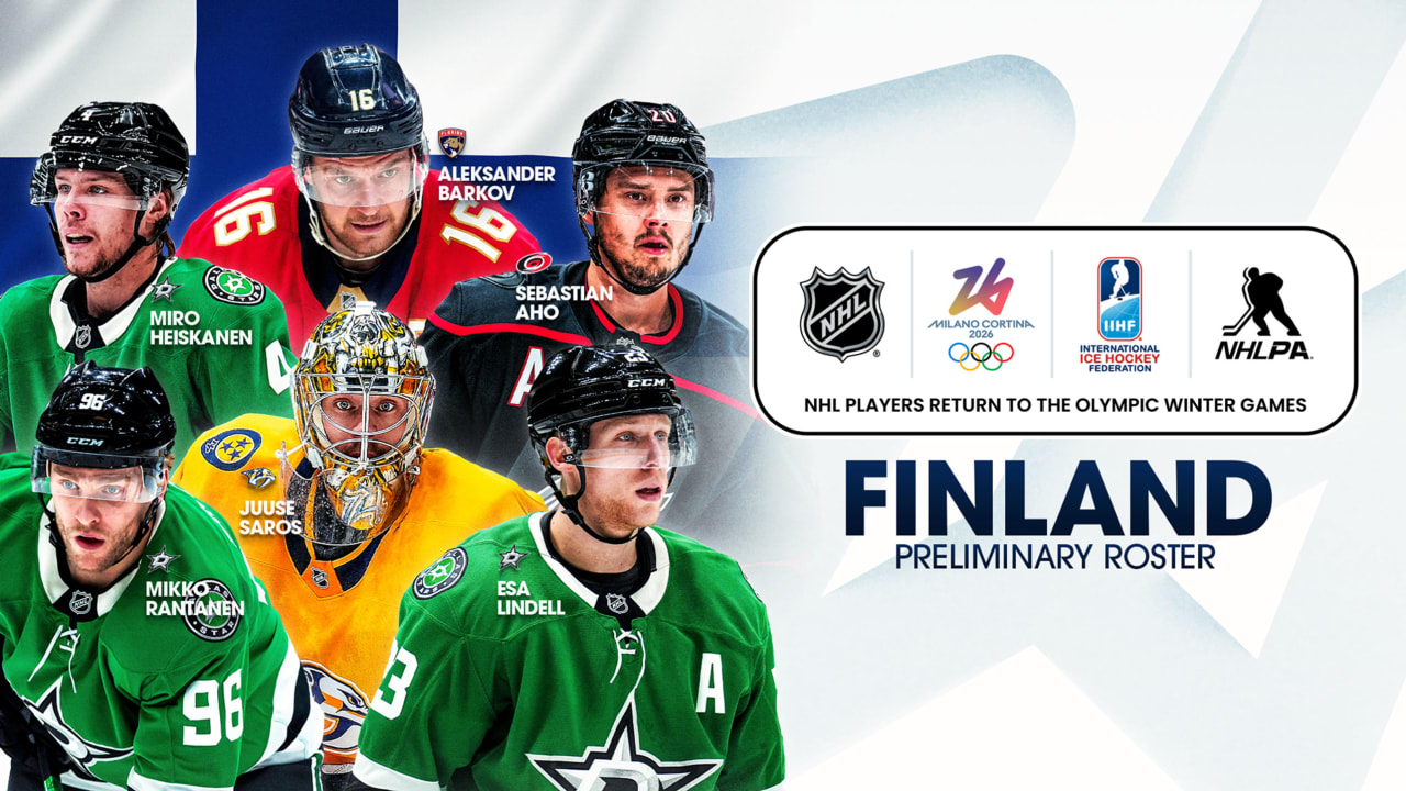 Six Players Named To Finland's Preliminary Olympic Roster