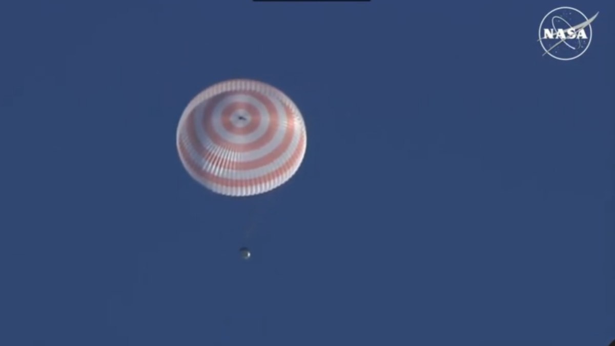Tripulantes Regressam: 7 Meses Na Estação Espacial
