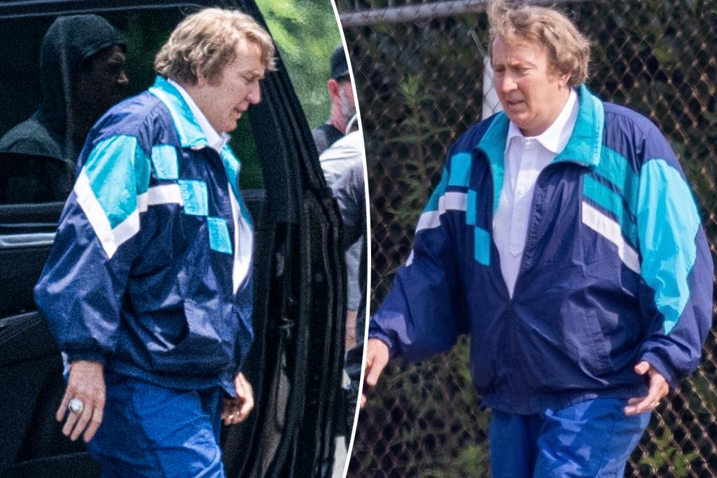 Unrecognizable Cage In Fat Suit For New Film